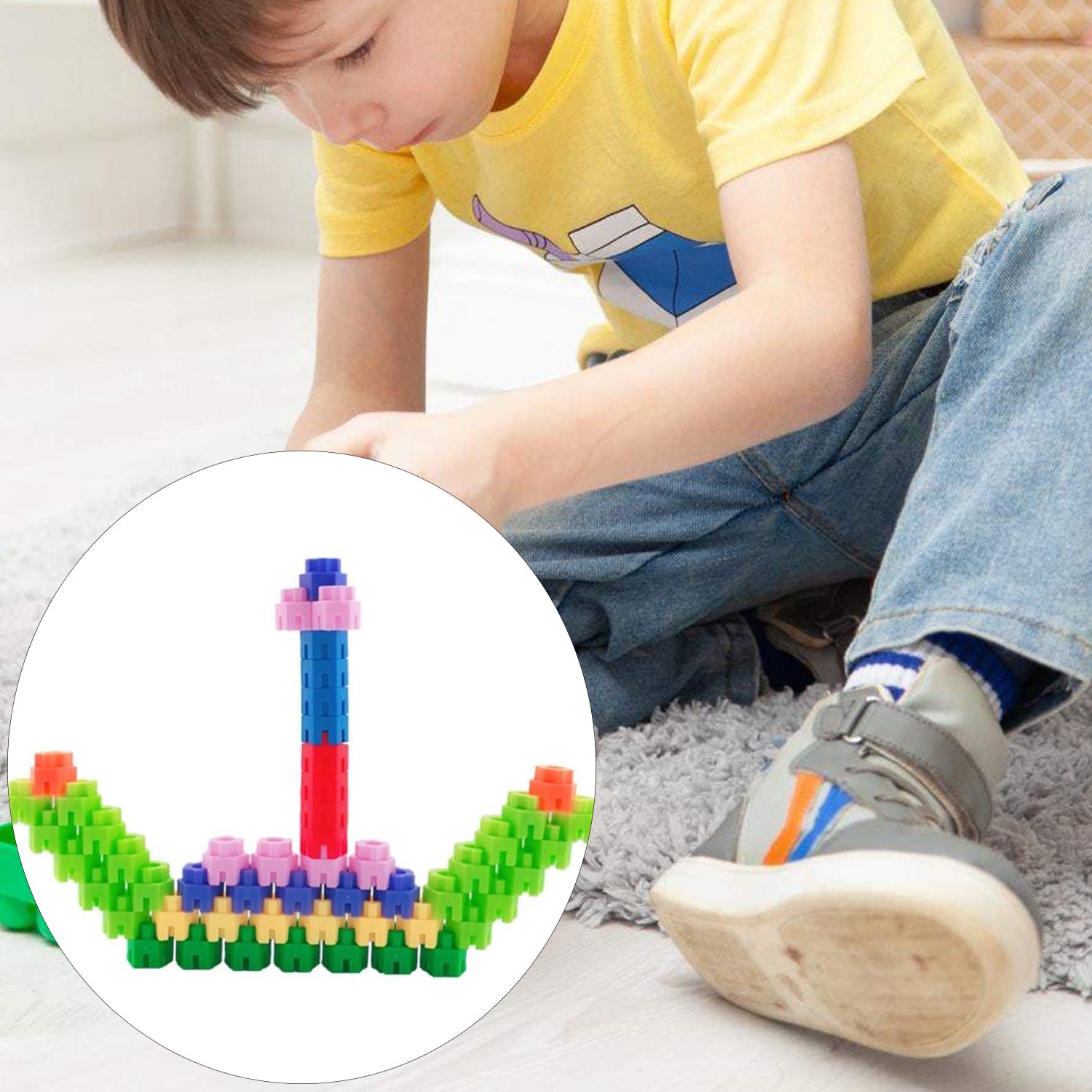 3909 240 Pc Hexa Blocks Toy used in all kinds of household and official places specially for kids and children for their playing and enjoying purposes. 3909 240 Pc Hexa Blocks Toy used in all kinds of household and official places specially for kids and children for their playing and enjoying purposes.